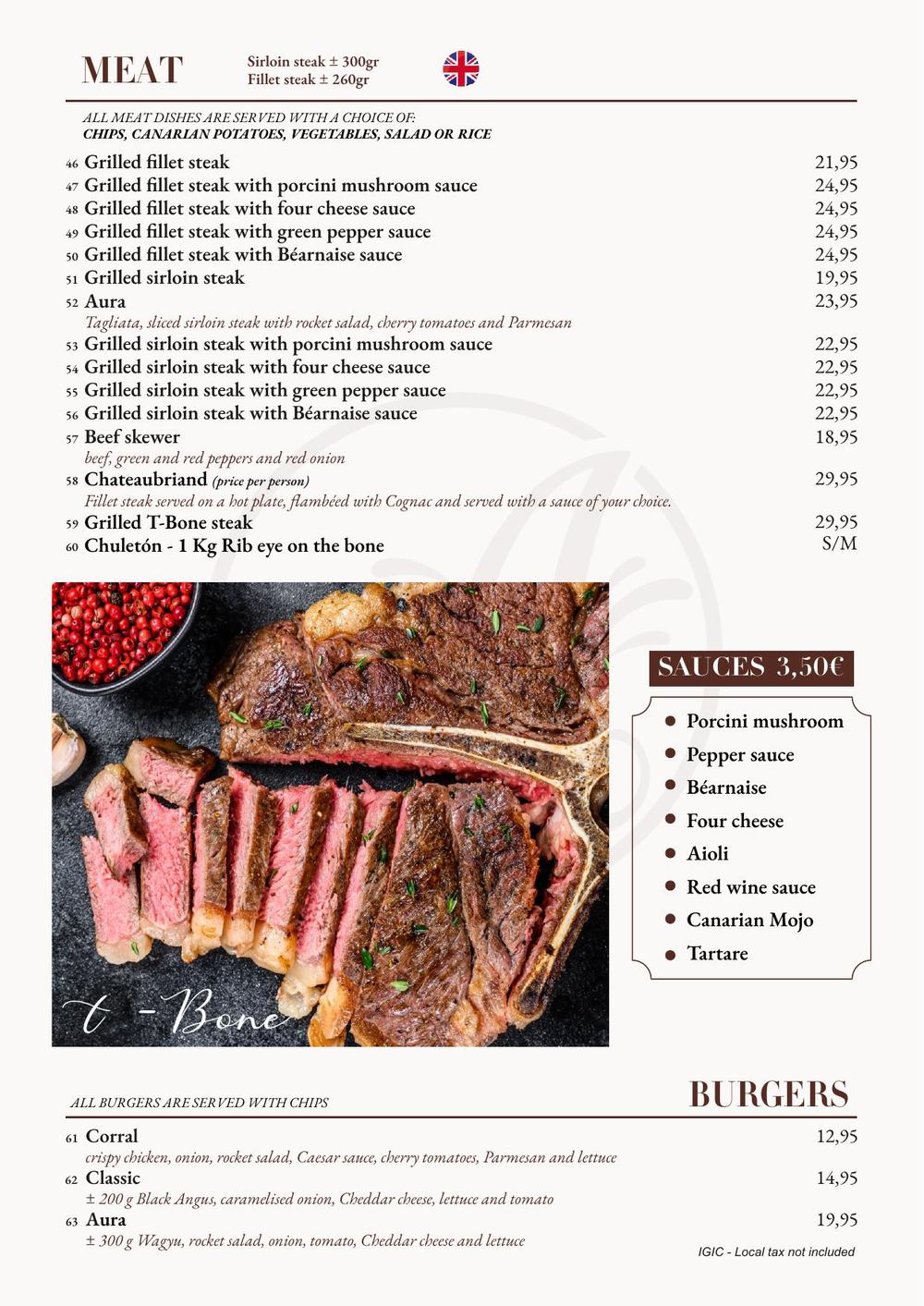 Menu page 3